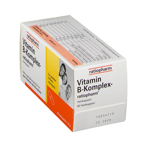 Vitamin B Komplex Ratiopharm Kapseln St Shop Apotheke