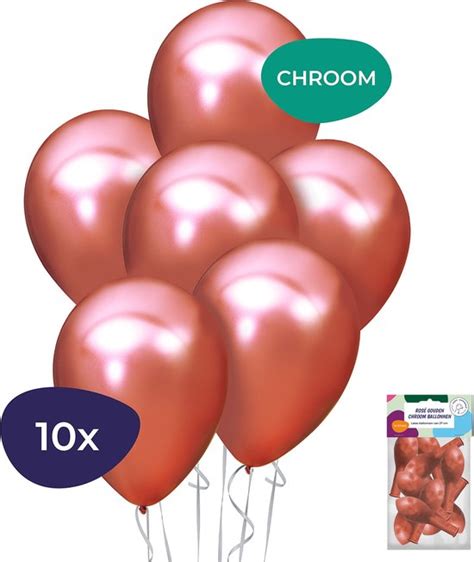 Rose Gouden Ballonnen Chroom Metallic Ballon Babyshower Unicorn