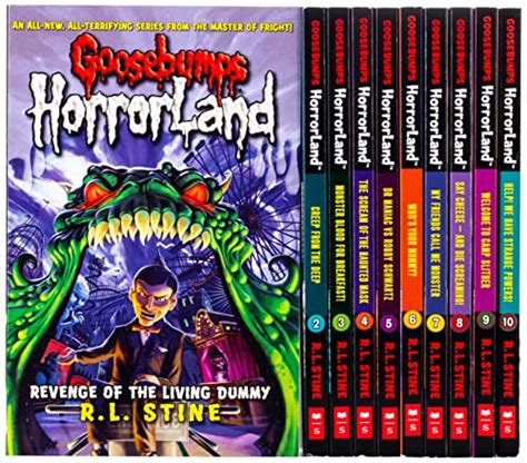 Goosebumps Horrorland Series Collection R L Stine 10 Books Set Revenge