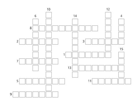 Comparatives And Superlatives Crossword Puzzle Crucigrama