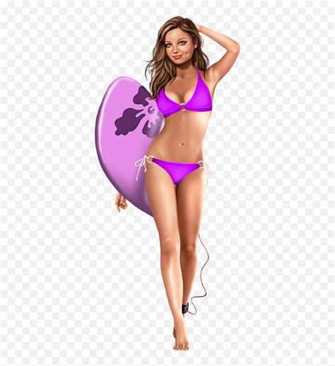 Femme Bikini Plage Illustratie Beach Girl Png Transparent Bikini