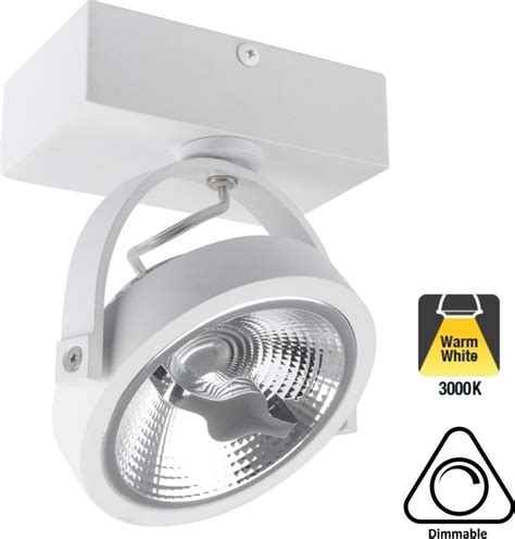 Opbouw Led Spot Ar W Lumen K Warm Wit Dimbaar Wit