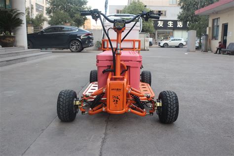 2000w Electric Cooler Scooter 4 Wheel Drive With 75qt Cooler Box And Reverse Gear China