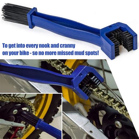 Chain Clean Brush Universal Chain Cleaner with Double Brush Head ...