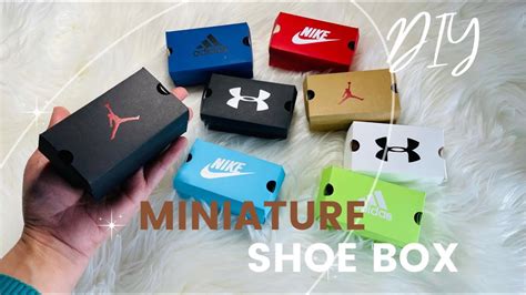 Mini Shoe Boxes Using Cricut Youtube