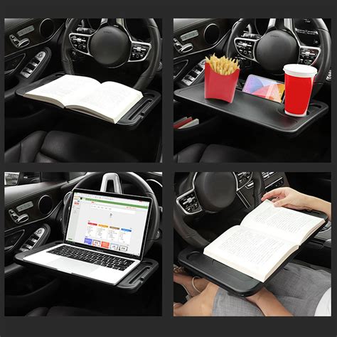 Car Steering Wheel Desk Multi Functional Portable Car Laptop Table Food