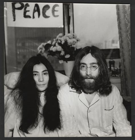 Lot Detail - John Lennon & Yoko Ono Rare Unpublished 1969 Montreal Bed ...