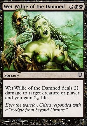 Wet Willie Of The Damned Unhinged Card Kingdom