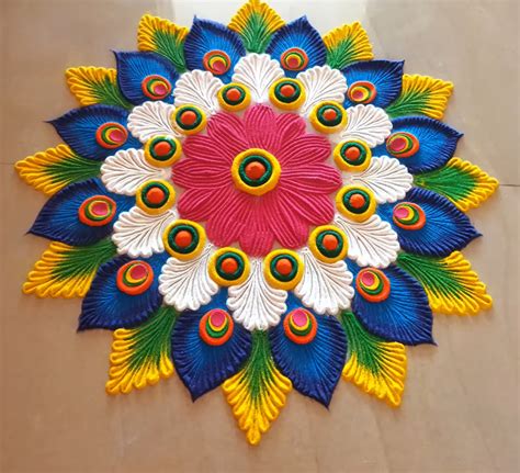 Rangoli Designs For Competition Of Diwali