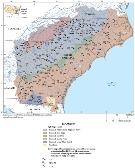 Magnitude And Frequency Of Floods For Rural Streams In Georgia South