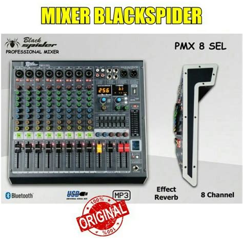 Jual Mixer Audio Channel Blackspider Pmx Sel Original Di Lapak