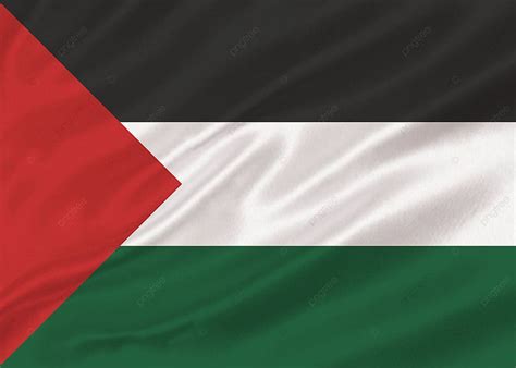 Waving Palestine Flag Background Palestine Flag Waving Flag Vector