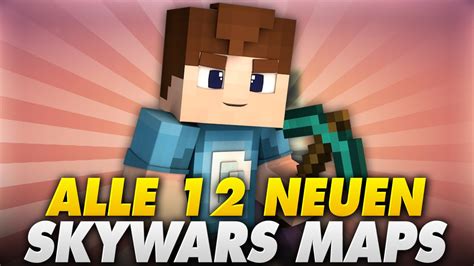 ALLE 12 NEUEN SKYWARS MAPS Auf GOMMEHD NET YouTube