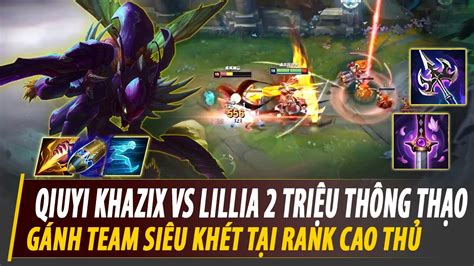 Rank Khazix Cn Qiuyi Kha Zix Jungle Vs Lillia Cn Master Youtube