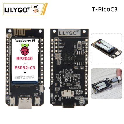 TTGO LILYGO T PicoC3 ESP32 C3 RP2040 ShopOfThings