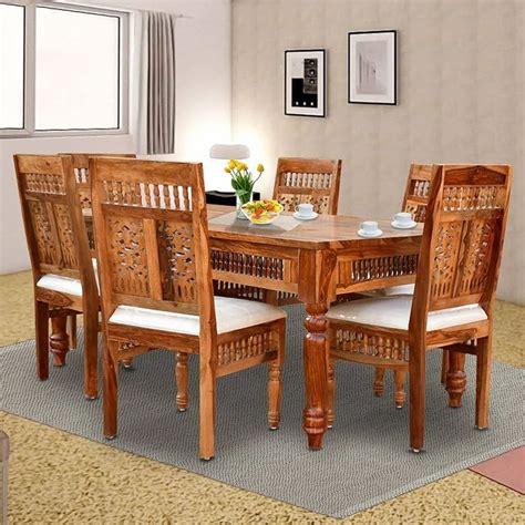 Seater Marble Top Wooden Dining Table At Rs Set In New Delhi