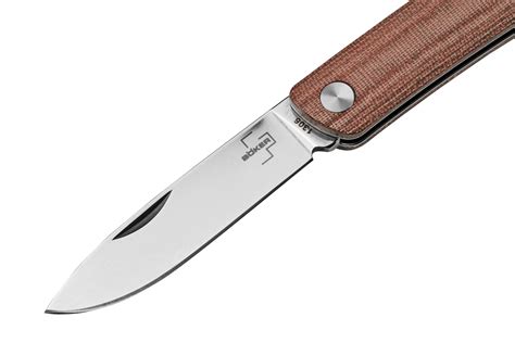 B Ker Plus Tech Tool Premium Brown Micarta Bo Pocket Knife