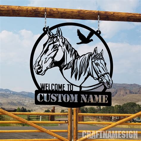 Custom Outdoor Custom Metal Sign - Craft Name Sign