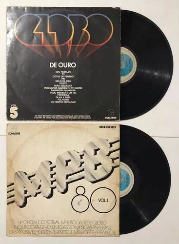 Globo De Ouro Vol 5 1979 Mpb 80 Vol 1 1980 2 Lps