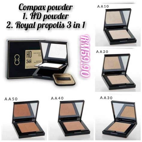 ORIGINAL HQ Alha Alfa Compact Powder Foundation HD Pressed Powder