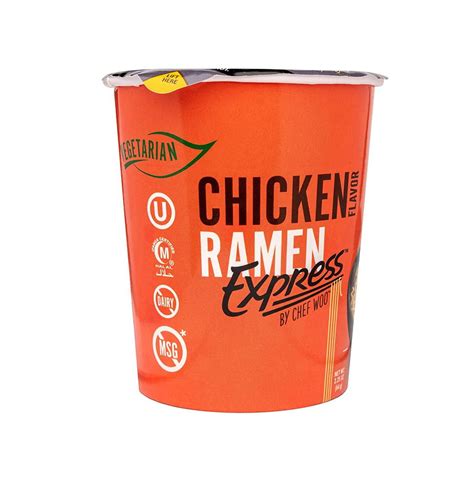 Bcl Ramen Express Chicken Flavor Ramen Cup Noodle 2 25 Oz Each 8