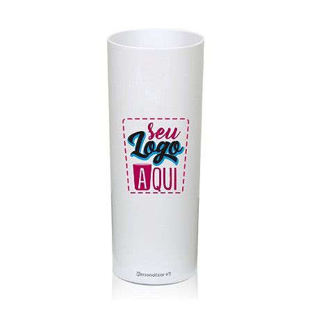 Copo Long Drink Branco Personalizado Taça de gin personalizada e