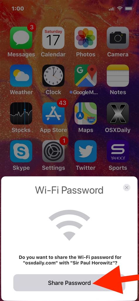 How To Share Wi Fi Passwords From Iphone Or Ipad