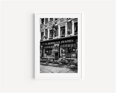 Sherlock Holmes Pub London Photography English Pub Wall - Etsy