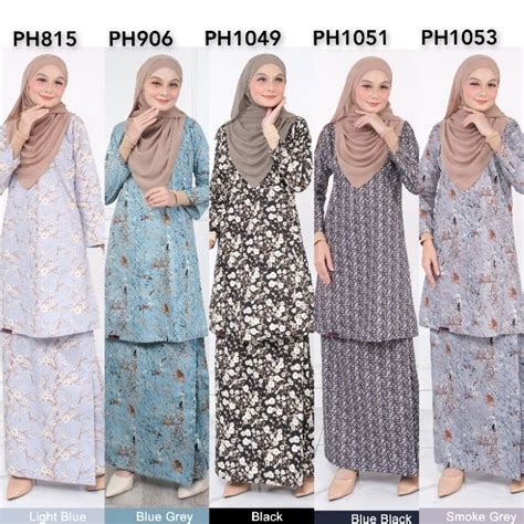 Kurung Pahang Cotton PH 815 1053 Kain Susun Tepi Kurung Tradisional