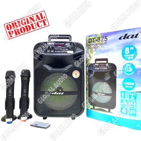 Jual Speaker Portable Wireless Dat Dt Inch Original Bluetooth