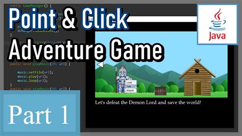 How To Make Point And Click Adventure Game In Java Part 1 Swing GUI