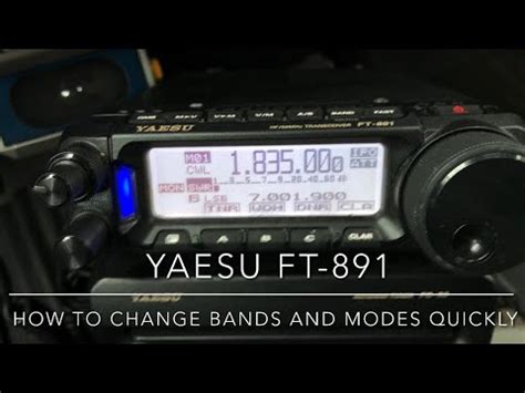 Yaesu FT 891 Easy Band Mode Changes Using Memory Tune Yaesu Ft891