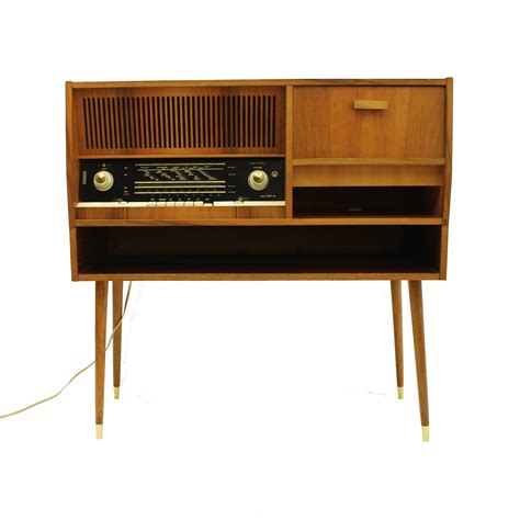 Vintage Radio Cabinet 1950s 83967