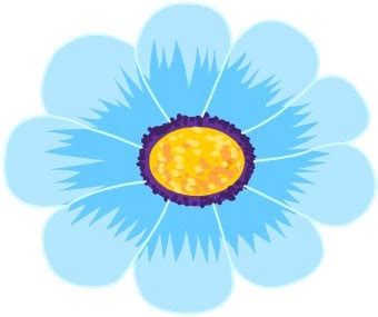 Blue Daisy Clipart - ClipArt Best