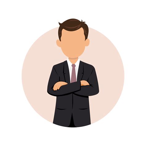 Businessman. Manager. Boss. Man. An office worker. Illustration. Vector