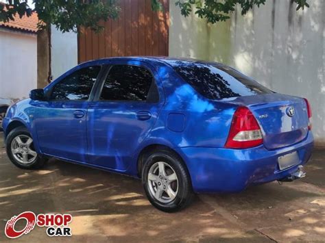 Toyota Etios Sedan Azul Campo Grande Shopcar