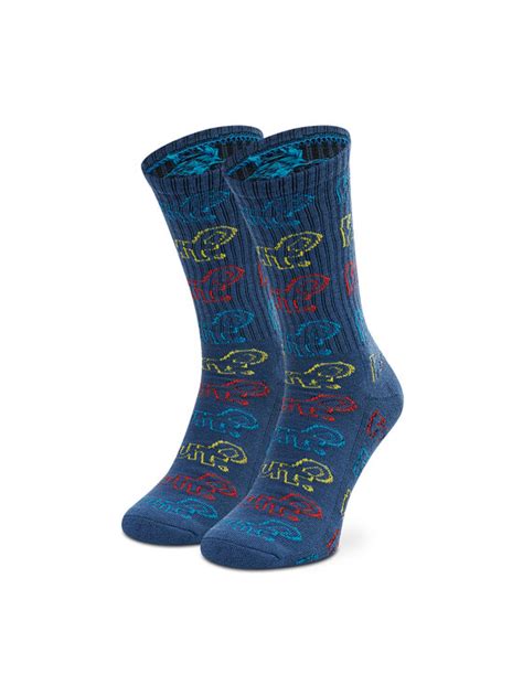 HUF Chaussettes Hautes Homme Drop Out SK00641 R OS Bleu Marine Modivo Fr