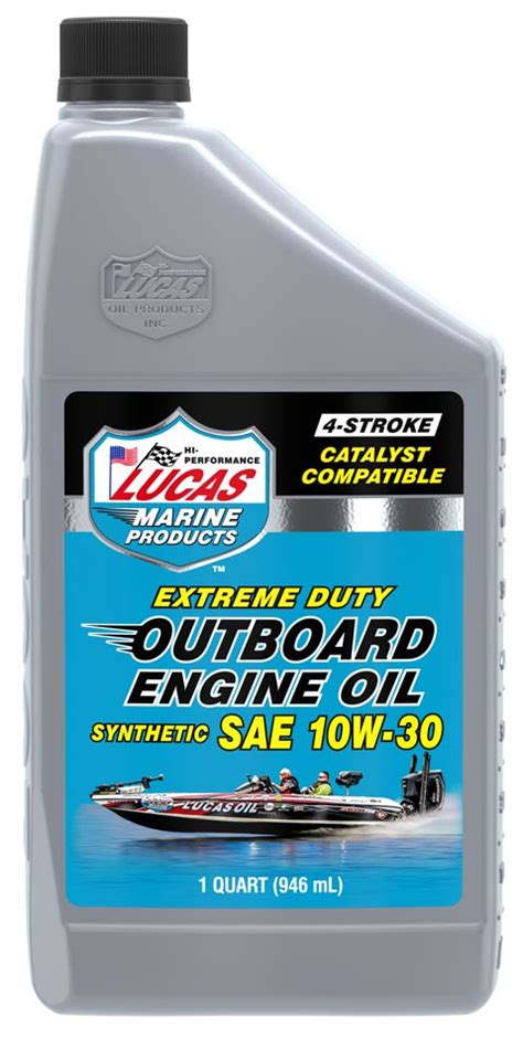 Outboard Engine Oil Synthetic Sae W Lucas Oil Products Inc