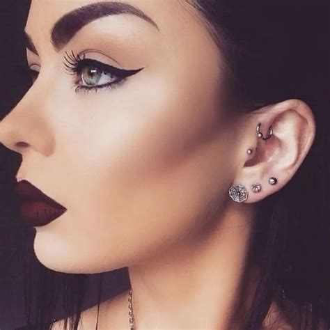 Piercing Oreja • 30 Increíbles Ideas Que Te Harán Lucir Más Sexy