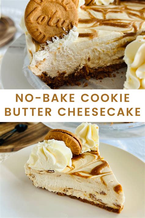 No Bake Cookie Butter Cheesecake CHYNA B S SWEETS