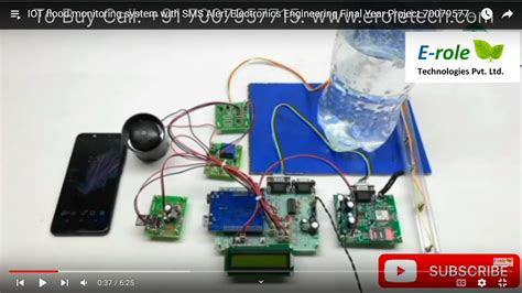 IOT Flood Monitoring System With SMS Alert Electronics Engineering