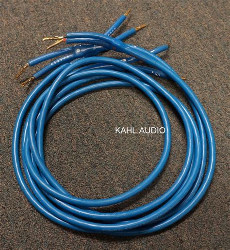 Groneberg Quattro Reference Speaker Cables Ft Pr W Bananas Made In