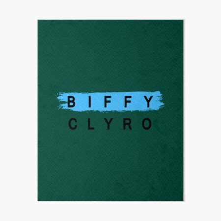 "Biffy Clyro Merch Biffy Clyro Logo " Art Board Print for Sale by ...