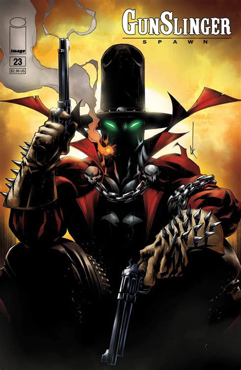 JUN230312 GUNSLINGER SPAWN 23 CVR B KEANE Previews World