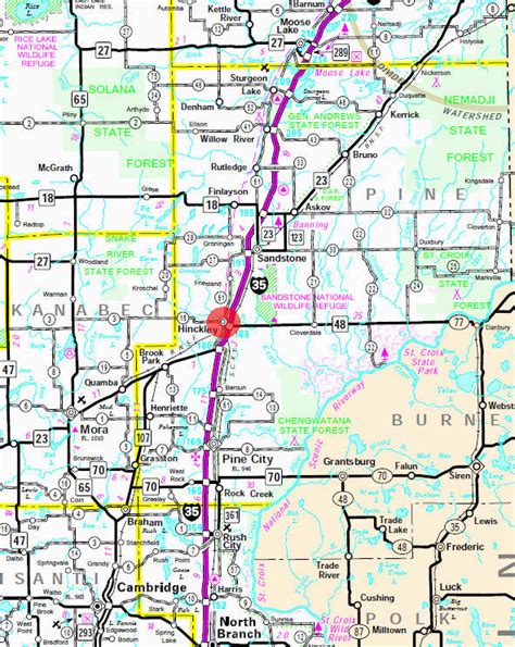 Highway 61 Map Minnesota Secretmuseum