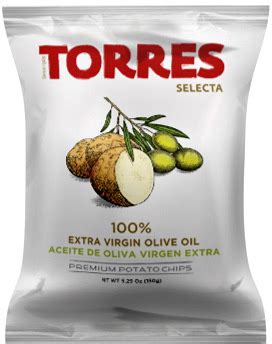 Картофельные чипсы Torres Selecta с ароматом Оливкового масла Extra ...