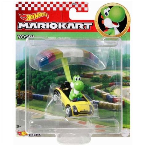 Mattel Hot Wheels® Mario Kart Yoshi Coupe + Parafoil, 1 ct - Kroger