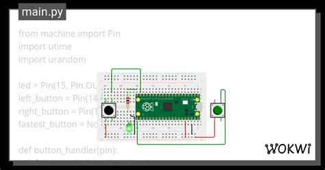 LED Reaction Game - Wokwi ESP32, STM32, Arduino Simulator