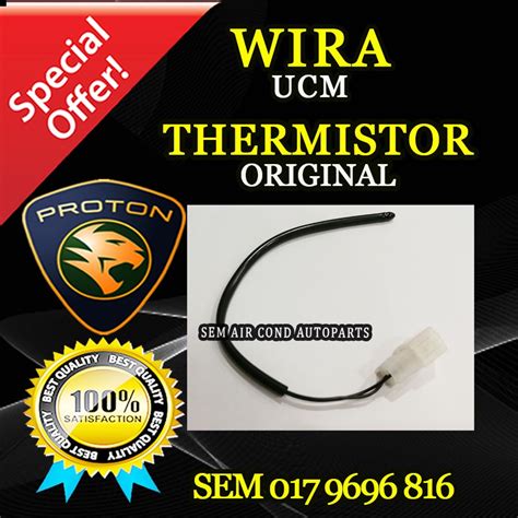 Proton Wira Original Ucm Thermistor Thermister Sensor Car Aircond