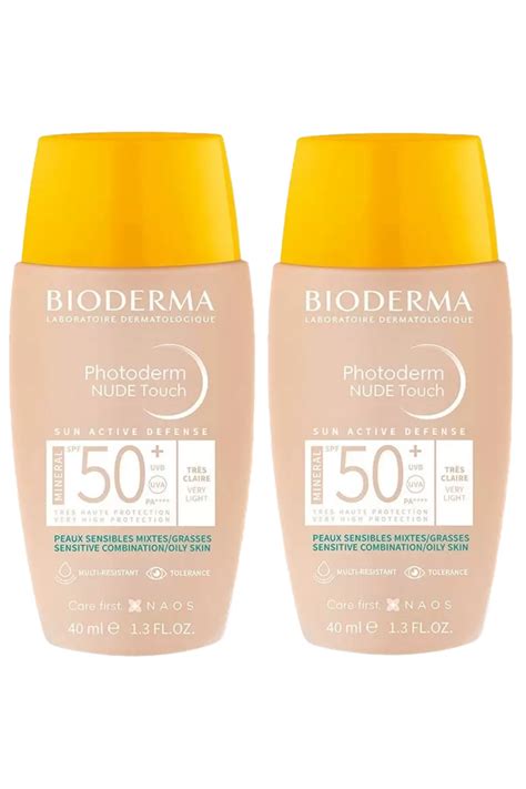 Bioderma Photoderm Nude Touch Very Light Spf Natural Renkli Güneş Koruyucu ml Lİ